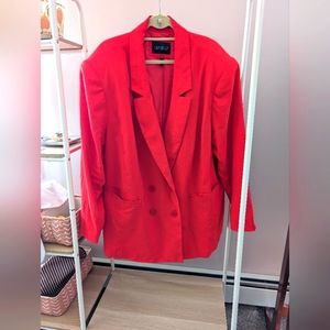 Bright Oversized Double Breasted Blazer from Eloquii